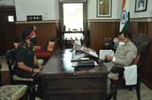 Brig.A.S. Swahney, Army Station Commander, Goa called on Hon'ble Governor at Raj Bhavan