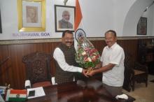 Shri Laxmikant Parsekar, Ex-Chief Minister of Goa called on Hon'ble Governor at Raj Bhavan