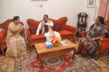 Ms. Anusuiya Uikey, Hon'ble Governor of Chattissgarh called on Hon'ble Governor of Goa at Raj Bhavan