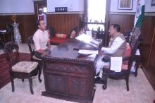 Shri Rohit Monsarrate, Mayor, Corporation of City of Panaji called on Hon'ble Governor at Raj Bhavan