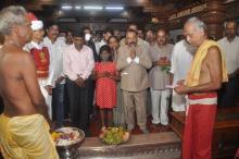 As part of "Goa Sampurna Yatra", Hon'ble Governor visited Canacona taluka,. Hon'ble Governor alongwith First Lady offered prayers at Shree Malllikarjun temple, Shristhal, Canacona.