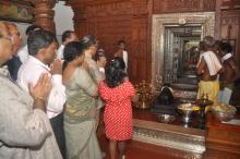 As part of "Goa Sampurna Yatra", Hon'ble Governor visited Canacona taluka,. Hon'ble Governor alongwith First Lady offered prayers at Shree Malllikarjun temple, Shristhal, Canacona.