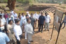 Hon'ble Governor alongwith First Lady visited Rock Cut Architecture at Malar, Divar