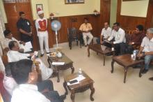 Hon'ble Governor interacted with Sarpanch and Members of Village Panchayat of Shristhal, Cola, Agonda, Poinguinim, Gaodongrem, Cotigao and Loliem of Canacona taluka and disbursed financial assistance to Dialysis patients