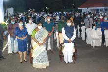 Hon'ble Governor and First Lady attended Christmas Eve Mass at Raj Bhavan