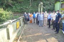 Hon'ble Governor alongwith First Lady Smt. Reetha Sreedharan visited Anjunem Dam, Querim - Sattari taluka