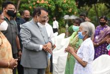 Hon'ble Governor invited elderly persons from El-Shaddai Charitable Trust and Missionaries of Charity for 'Raj Bhavan Darshan'.