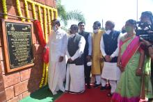 Hon'ble Governor attended function as Guest of Honour of inauguration of New State of the Art Building Complex of Sant Sohirobanath Ambiye Govt. College of Arts & Commerce, Valpoi at the hands of Hon'ble Vice President of India Shri M. Venkaiah Naidu