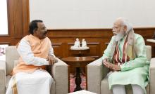 Hon'ble Governor called on Hon'ble Prime Minister of India Shri Narendra Modi at New Delhi