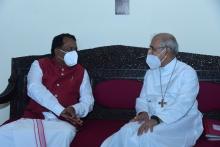 Hon'ble Governor visited Archbishop Palace at Altinho, Panaji