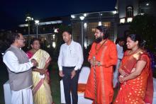 Hon'ble Governor and First Lady Adv. (Smt.) Reetha Sreedharan hosted a Reception on the occasion of Diwali at Raj Bhavan