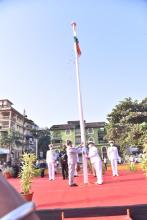 Hon’ble Governor unfurled the National Flag, took salute of the Parade and addressed the gathering at the Republic Day function held at Campal Parade Ground Panaji.