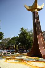 Hon’ble Prime Minister Shri Narendra Modi paid tributes at Martyr’s Memorial at Azad Maidan. Hon’ble Governor of Goa, Shri P.S. Sreedharan Pillai, Hon’ble Chief Minister Dr Pramod Sawant were present.