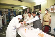 Hon'ble Governor visited Missionaries of Charity, Fatorpa