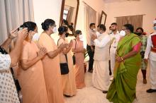 Hon'ble Governor and First Lady hosted a get-together for Christian brethren at Raj Bhavan