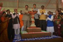 Hon'ble Governor inaugurated construction of Ashram School under Centrally sponsored scheme of Ministry of Tribal Affairs, Govt. of India and Lokotsav 2021 at at Poinguinim, Canacona