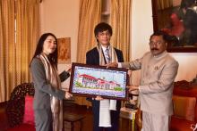 Mr.Yasukata Fukahori, Consul General of Japan called on Hon'ble Governor at Raj Bhavan