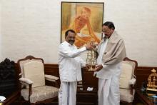 Hon'ble Governor called on Hon'ble Vice President of India Shri M.Venkaiah Naidu at New Delhi