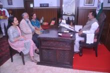 Shri Dhanyakumat Jinappa Gundi, Member, Natoinal commission for Minorities, Government of India called on Hon'ble Governor