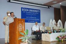 Hon'ble Governor attended Goa University 38th Foundation Day celebrations at Goa University