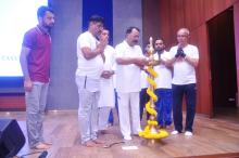 International Yoga Day celebrated at Raj Bhavan.