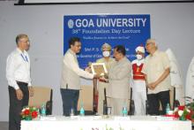 Hon'ble Governor attended Goa University 38th Foundation Day celebrations at Goa University