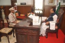 Shri Bosco George, IPS, Superintendent of Police called on Hon'ble Governor at Raj Bhavan