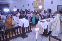 Hon’ble Governor alongwith First Lady attended the annual Feast Mass held in the Raj Bhavan Chapel