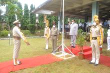 Hon'ble Governor attended the Flag Hoisting Ceremony of Azadi Ka Amrit Mahotsav programme organised by Mormugao Port Authority, Vasco.