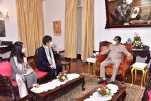 Mr.Yasukata Fukahori, Consul General of Japan called on Hon'ble Governor at Raj Bhavan