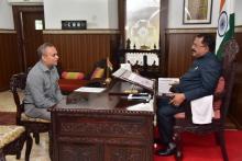 Shri Shrinivas Dempo, Industrialist and Chairman of Dempo Group called on Hon'ble Governor at Raj Bhavan