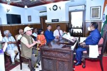 Delegation of Confederation of India University called on Hon'ble Governor at Raj Bhavan