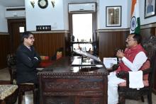 Shri T.N. Sudhakar, Chairman and Managing Director, Gao Shipyard Ltd. called on Hon'ble Governor at Raj Bhavan