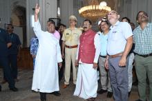 Hon'ble Governor visited Se Cathedral Church and Old goa church complex.