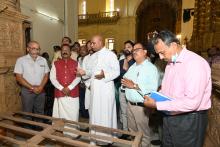 Hon'ble Governor visited Se Cathedral Church and Old goa church complex.