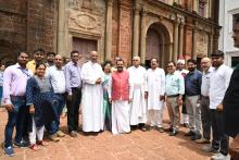 Hon'ble Governor visited Se Cathedral Church and Old goa church complex.