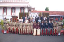 Hon’ble Governor felicitated NCC Cadets participated in Goa Republic Day Contingent 2022 in a function held at Raj Bhavan.