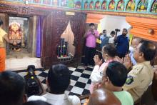 As part of 'Goa Sampurna Yatra', Hon'ble Governor visited Quepem and Sanguem talukas. Hon'ble Governor visited Shree Chandreshwar Bhootnath temple, Paroda and offered prayers.