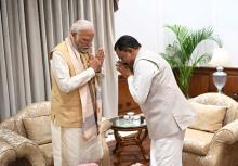 Hon'ble Governor called on Hon'ble Prime Minister Shri Narendra Modi at New Delhi