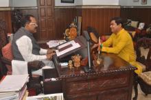 Shri Chandrakant (Babu) R. Kavlekar, Ex.Dy.Chief Minister called on Hon'ble Governor at Raj Bhavan