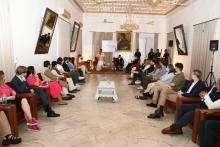 Hon'ble Governor held Interactive session with the 18 delegates from 6 Countries under Gen Next Democracy Programme at Raj Bhavan