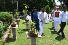 On the occasion of 72nd Birthday of Hon'ble Prime Minister Shri Narendra Modi, Hon'ble Governor inaugurated a garden of 72 potted trees “Vamanvruksha” (Bonsai garden) at Raj Bhavan