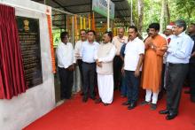 On the occasion of 72nd Birthday of Hon'ble Prime Minister, Shri Narendra Modi, Hon'ble Governor presided over the programme of inauguration of  “Gaushala” indigenous cows of Goa at Raj Bhavan at the hands of Hon'ble Chief Minister Dr.Pramod Sawant 