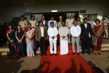 Hon'bel Governor of Goa Shri P.S. Sreedharan Pillai & Hon'ble Governor of Karnataka Shri Thawar Chand Gehlot held a joint meeting with District Collectors of bordering districts of both the States to strengthen the border at South Goa Collectorate, Margao