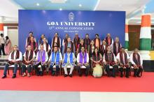 Hon'ble Governor addressed the 33rd  Annual Convocation of Goa University at New Durbar Hall at Raj Bhavan