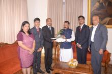 Members of Taleigao Harvest Feast called on Hon’ble Governor at Raj Bhavan 