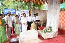 Hon'ble Governor  along with the First Lady visited the Patradevi memorial and paid homage to the Martyrs.