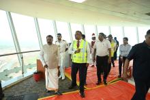 Hon'ble Governor visited New International Airport at Mopa