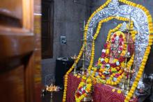 Hon'ble Governor visited Shree Shantadurga Temple, Candolim for Darshan and Prayers. Shri Michael Lobo, Hon'ble MLA was present on the occasion.