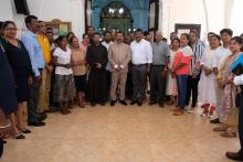 Hon'ble Governor Visited St. Lawrence Church, Aguada for blessings. Shri Michael Lobo, Hon'ble MLA was present on the occasion.